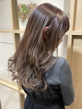 エマヘアープラス(Emma hair plus) 髪質改善カラー×ヘーゼルベージュ
