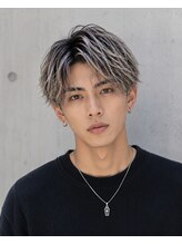 エルフグローリー(elf -glory-) 姫路飾磨◎メンズバレイヤージュマッシュ