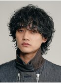 銀座シャドウパーマニュアンスパーマツーブロックメンズパーマ &nbsp;