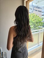 ツイギー 宮西店(TWiGGY) ロングコテ巻き風パーマスタイル