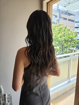 ツイギー 宮西店(TWiGGY) ロングコテ巻き風パーマスタイル