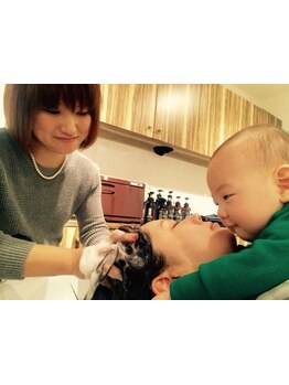 女性スタイリストのみで気軽に通えるから、妊婦さんやママさんからも大人気♪三密を防ぎ感染対策実施中！