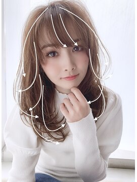 アリスバイアフロート 自由が丘(ALICe by AFLOAT) ひし形デザイン(デザインカラー無造作カールボブディ