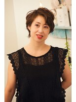 マッチレス(matchless)&nbsp;50代before/after  レザーカット　ハイライト