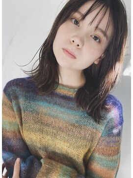 ルーム(Loom.) 〈スタイリング簡単〉シースルーバング×切りっぱなしミディアム