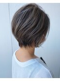 ショート×ハイライトホワイトアッシュ/南行徳