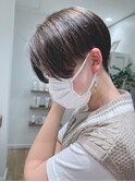 【松戸 岩口】センターパート刈り上げマッシュショート