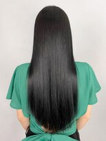 アイティー バイ アルバム 中野店(IT by ALBUM) ブルーブラック_グレージュカラーボブウルフ_ba400171