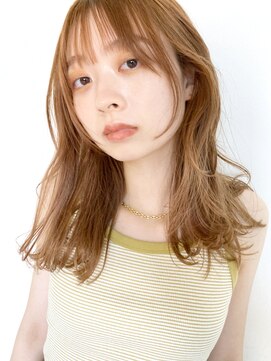 アイティー バイ アルバム 浦和店(IT by ALBUM) レイヤーミディ_グレージュカラーボブウルフココアベージュ_8582