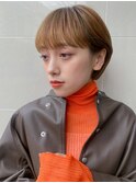 ショート【丸みショート×ワイドバング】