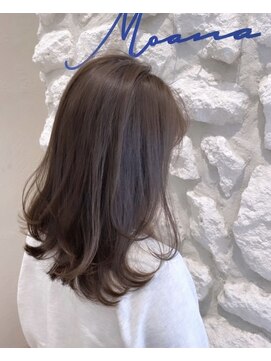 モアナ バイ ヘッドライト大宮店(Moana by HEADLIGHT) Moana【大宮】#レイヤーカット#デジタルパーマ#ベージュ