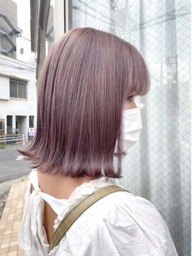 ヘアーアンドスパ フェリーチェ ミチ 野田屋町店(HAIR&SPA felice MICHI) 【felice MICHI 石井あすか】くすみラベンダー