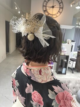 サンクチュアリー ウィズ コネクト(Sanctuary with connect) 卒業式セット×外ハネボブ