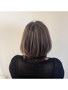 ヘアビータ 松前店(HAIR vita) 【vita/ren】ボブ×コントラストハイライト