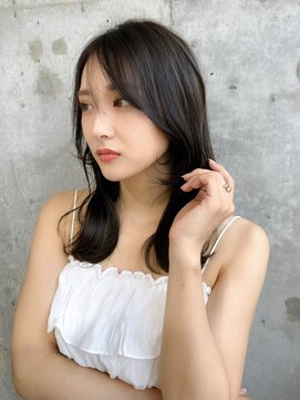 シーシンジュク 新宿南口(Sea shinjuku) 韓国風前髪×シルキーベージュ【髪質改善/新宿/マッシュパーマ】