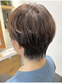 【ちょっとウルフな】ショートスタイル