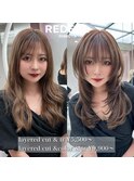ワンホンヘア/韓国ヘア/前髪[レイヤーカット/渋谷]