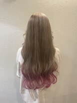 ヴァパウス ヘアーデザイン(Vapaus hair design) ハイライトグラデーション～ピンク～