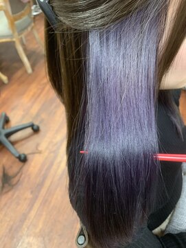 リアナ(RIANA) インナーカラー　ブルーバイオレット