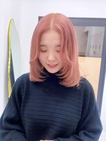リル 溝の口(LiL) ピンクベージュ♪ミディアムレイヤー