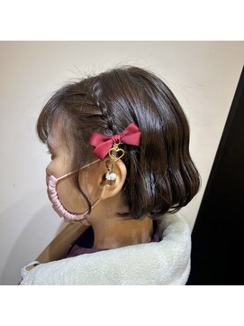 サロンドミルク 溝の口店(salon de MiLK) 編み込みアレンジ