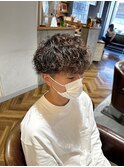 メンズパーマ 波巻きパーマ