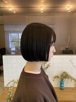 グッデイ ヘアー(GOOD DAY HAIR) カール セミディ シアーカラー 姫カット 切りっぱなしボブ