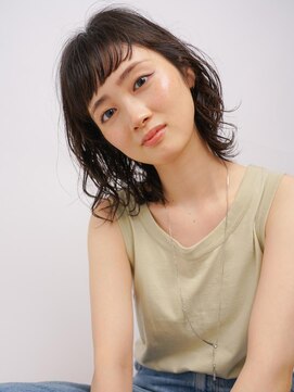 クルー(Creww KYOTO) 地毛でもふんわり軽いミディアムパーマ