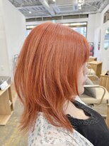 ビルド(build)&nbsp;ピンクオレンジテラコッタハイトーンブリーチカラー南越谷