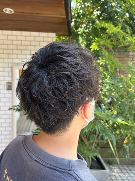 ノエル(noele) 刈り上げスパイキーショート パーマ