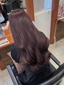 シエル 難波店(CIEL) 【ラベンダーカラー】#ブリーチなしダブルカラー#透明感カラー