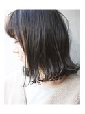 【高力】透明感100グレージュ×外はね【CICATA鎌倉】