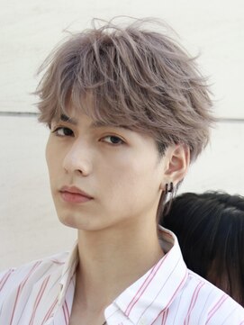 オーシャントーキョー サニー 原宿(OCEAN TOKYO Sunny) フェザーショートフェザーパーマミルクティーベージュグレージュ