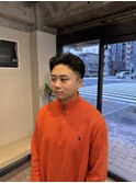 benji蔵前/オールバックショート/メンズショートヘア