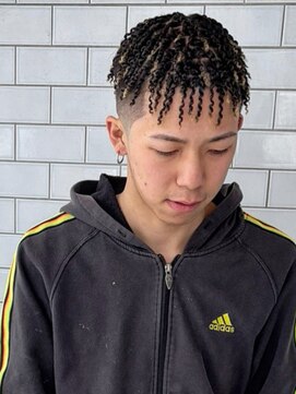 サンディーズバーバーショップ(Sandees) 針金パーマフェード針金アフロ