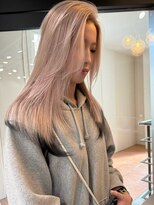 ウェイビーズ(WAVY'S)&nbsp;xブリーチ/イメチェン/ホワイトブロンド/外ハネボブ/美髪/