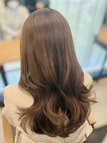 アリュウル 表参道 青山(Allure) ブリーチなし!ヘーゼルベージュカラー×レイヤーカット◯伊藤