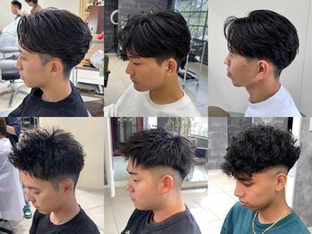 アロー 船橋店(AROH)の写真/<高技術×お手頃価格>学生～社会人まで◎気軽に通えるメンズサロン[MEN'S/パーマ/眉毛/学割U24/船橋駅]