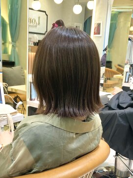 ロンドプランタン 恵比寿(Lond Printemps) ミニウルフレイヤーカット顔周りカット前髪カット韓国ボブ