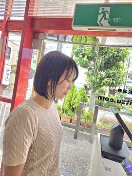 榮美容室 本店 ワンレングスボブ