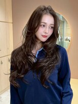 グロー オオミヤ アネックス 大宮(GLROW OMIYA ANNEX) フェミニンロング×縮毛矯正髪質改善顔周りレイヤーカット[大宮