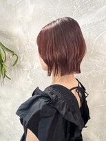 クラシカ(classika)&nbsp;切りっぱなしボブ×チェリーレッド♪