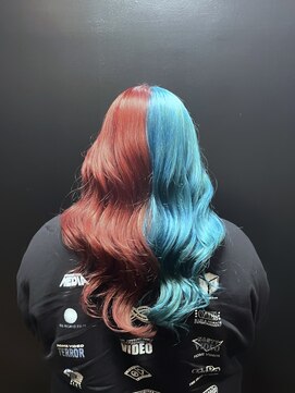 アオゾラヘアーカミノウラ(AOZORA HAIR kaminoura) ツートンカラー