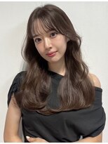 ユーフォリア 青山(Euphoria)&nbsp;大人美人艶カラーベージュ小顔カット透明感レイヤーロング