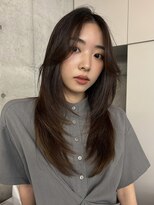 キーチェ 梅田中崎町(keych)&nbsp;レイヤーカット/透明感カラー/ミディアム/大阪梅田/中崎町