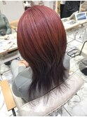 【ナツミ】ルーツカラーpink＆deep brown