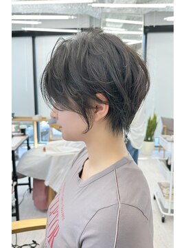 ビューナゴヤ 名駅(VIEW NAGOYA) ショート/オリーブカラー/髪質改善/白髪ぼかし/小顔
