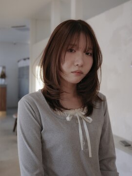 ニュイ(NUIT) レイヤーカット髪質改善トリートメントハイライトミニボブ