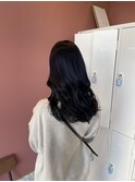 ブルーブラックで艶々な透明感を♪
