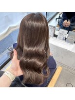 ビューバイネオリーブ 用賀店(Beau'r by neolive)&nbsp;黒髪クラゲヘアーオリーブグレー小顔ココアベージュ[用賀]